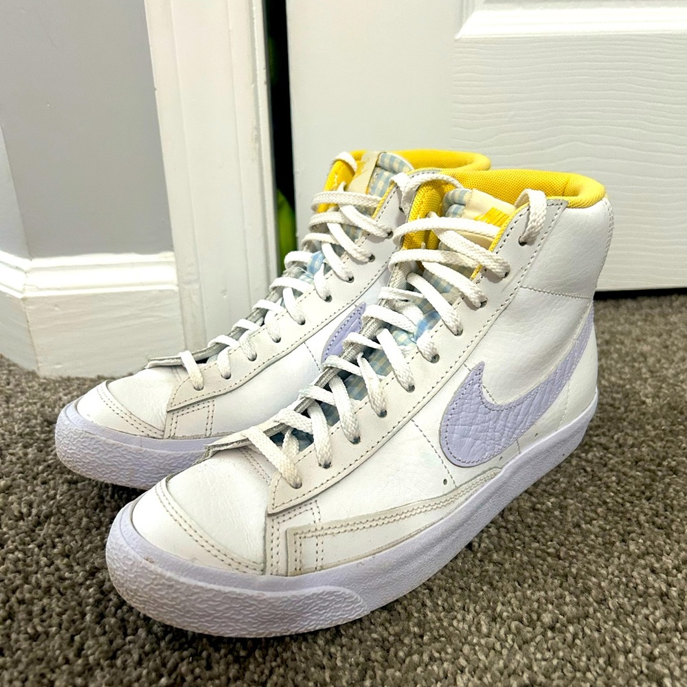 Kids white yellow/ purple blazers 
(easter edition)